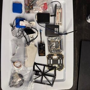 DJI Flame Wheel F450 Drone Parts Lot Hitec Servo Thunder Power Balancer RC Gear